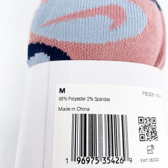 Nike Everyday Lightweight Training No Show Multicolored Socks 6 Pairs Size M - Picture 4 of 5